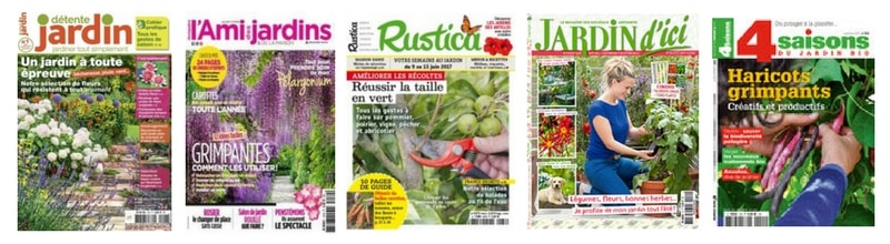 magazines jardins : de nombreux conseils pour apprendre à jardiner