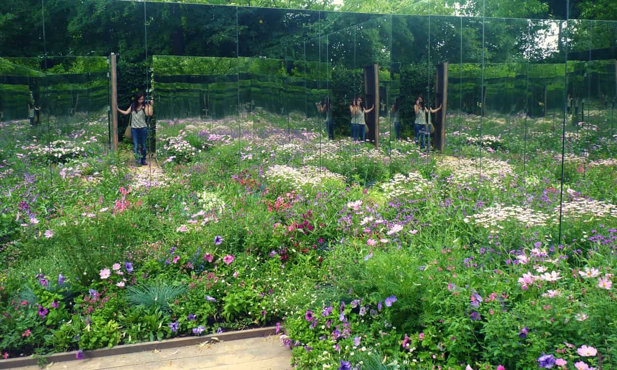 Le jardin "De l'autre côté du miroir", Chaumont-sur-Loire