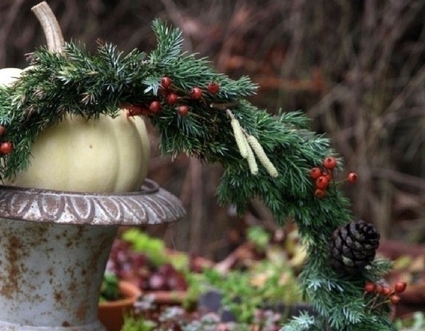 Comment faire une couronne de Noël naturelle - Tutoriel