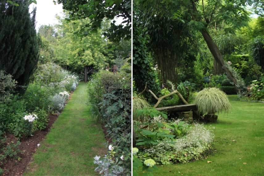 aménager un jardin en longueur