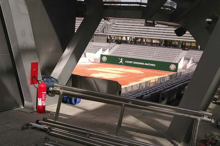 Court de tennis Roland Garros à Auteuil