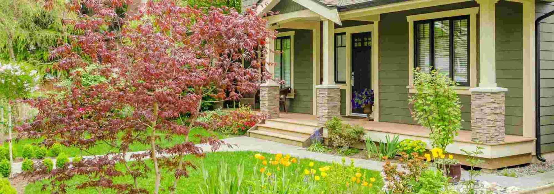 Aménager un jardin devant une maison 