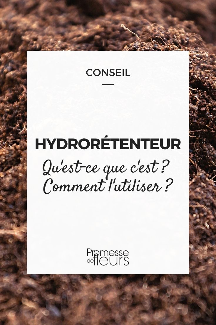 Hydrorétenteur - explications, utilisation, conseils