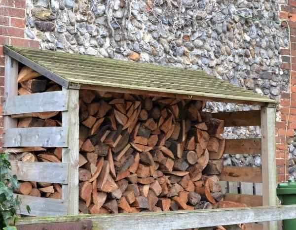 Stocker le bois de cheminée