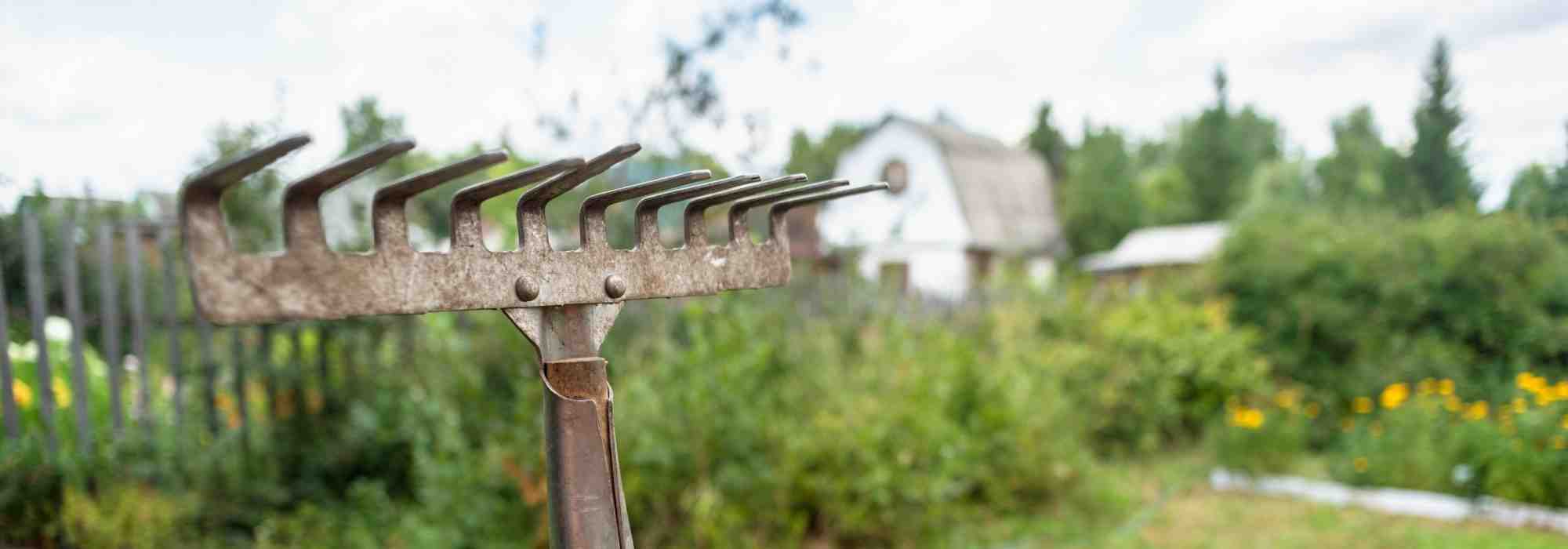 Définir Le Râteau De Jardin, L'épouvantail, La Pelle, Le Pis, Le