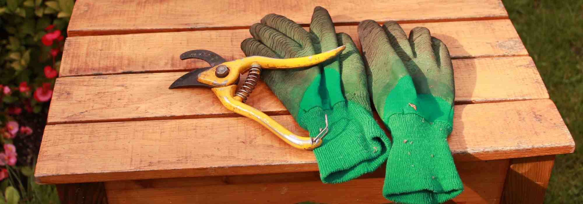 Gants de jardinage femme - S, M - Vert, noir