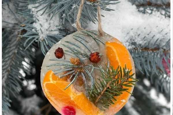 Créer une décoration d'extérieure en glace