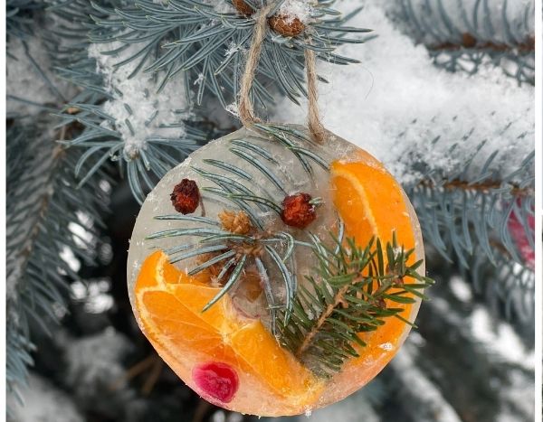 Créer une décoration d'extérieure en glace