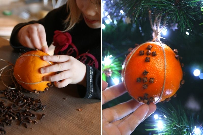 pomme de senteur - orange et clous de girofle 