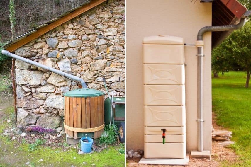 Pour l'automne, ce récupérateur d'eau de pluie est un accessoire essentiel  pour le jardin 