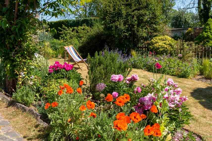 associer les fleurs oranges, association fleur orange, massif fleurs oranges, marier fleurs oranges