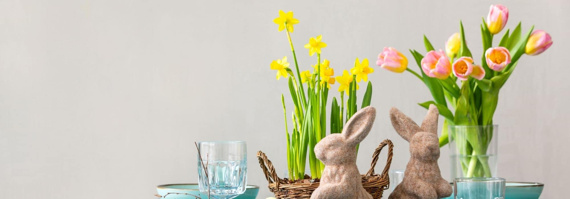 Faire une jolie décoration de table pour pâques - Promesse de Fleurs