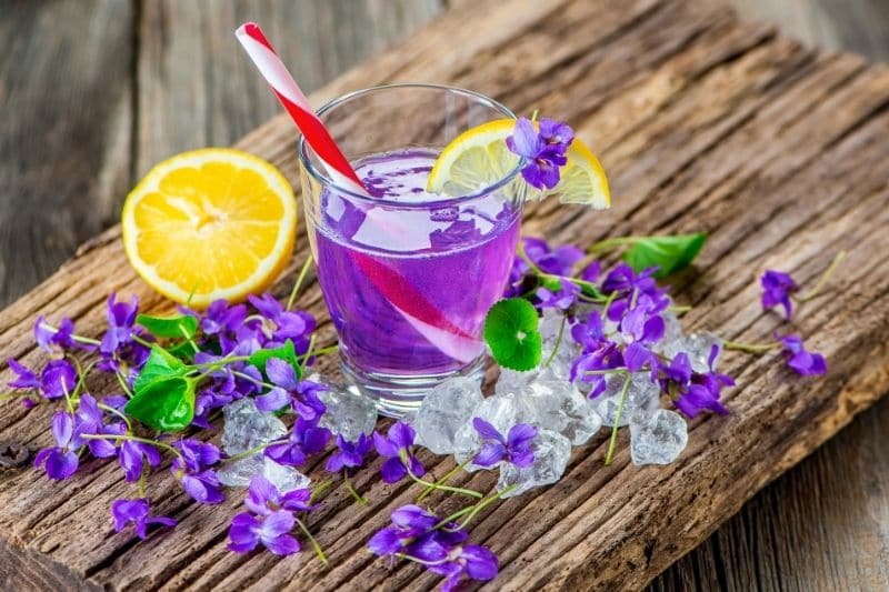 4 fleurs séchées comestibles pour pâtisserie - Lavande, rose