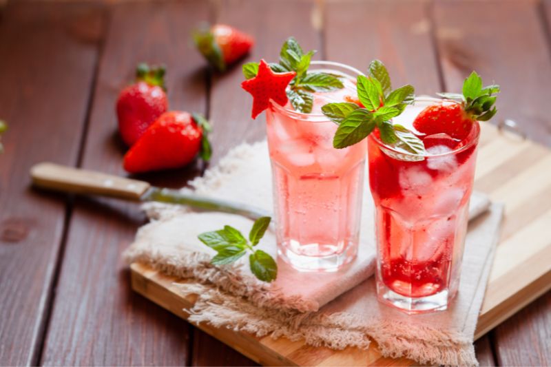 sirop de queue de fraise - zéro déchet