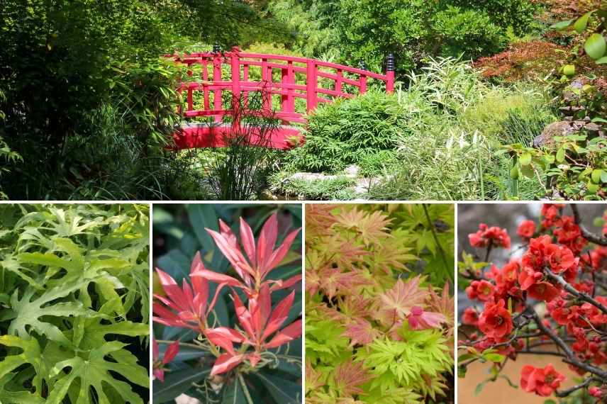 jardin rouge aménager, créer creation jardin rouge, idées jardin rouge, massif plantes rouges,