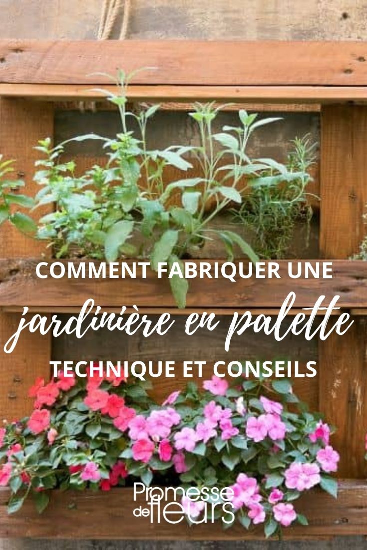 fabriquer jardinière en palette