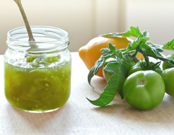 La recette de la confiture de tomates vertes