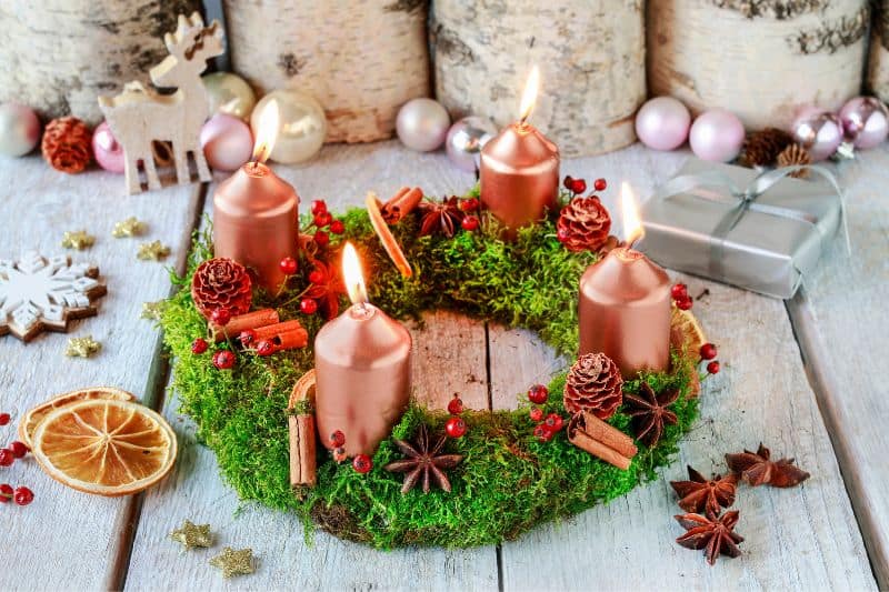 Ensemble de 4 conseils de décoration de Noël Outils de cuisson à