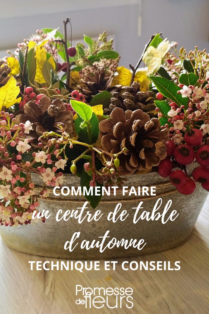 Décoration de table automnale