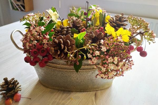 Déco d’automne : faire un centre de table naturel