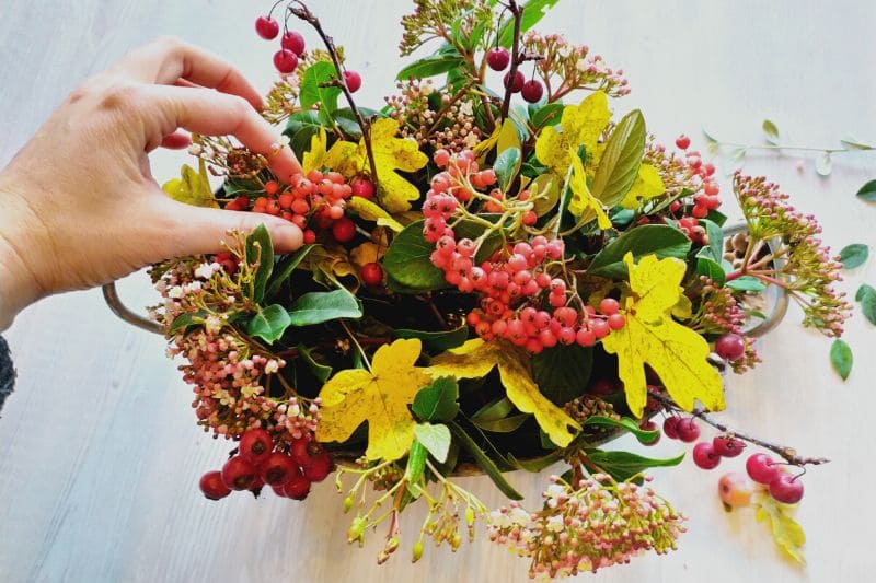 décoration de table naturelle