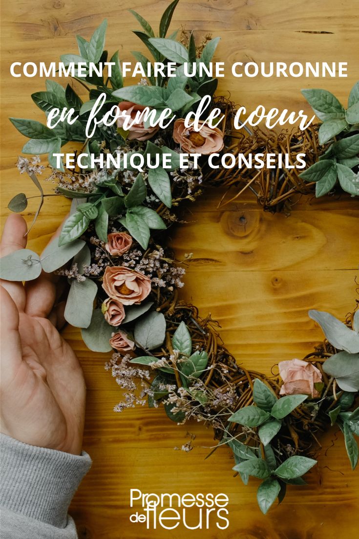 comment faire une couronne en forme coeur pour la saint valentin