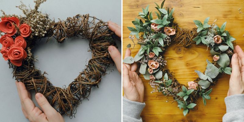 Comment faire une couronne d'automne maison- Promesse de fleurs