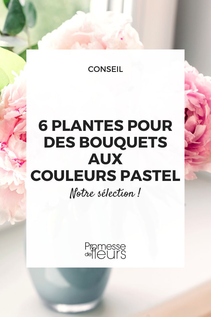 composition florale tons doux