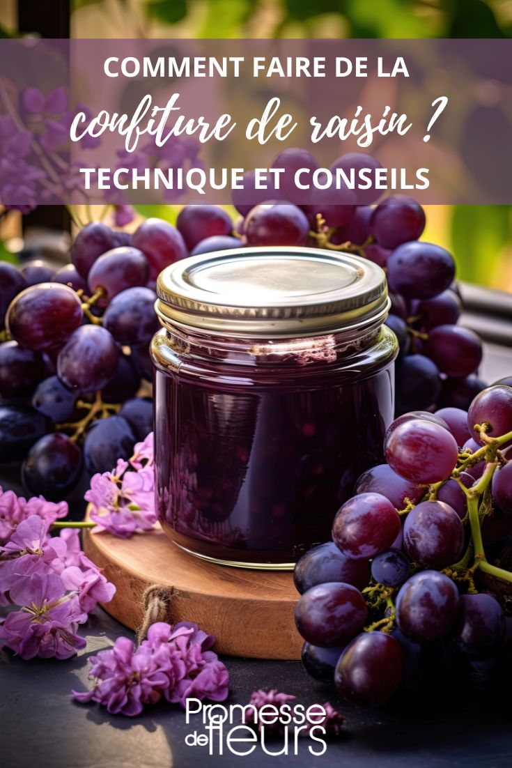 Comment faire de la confiture de raisin ? - Blog Promesse de fleurs