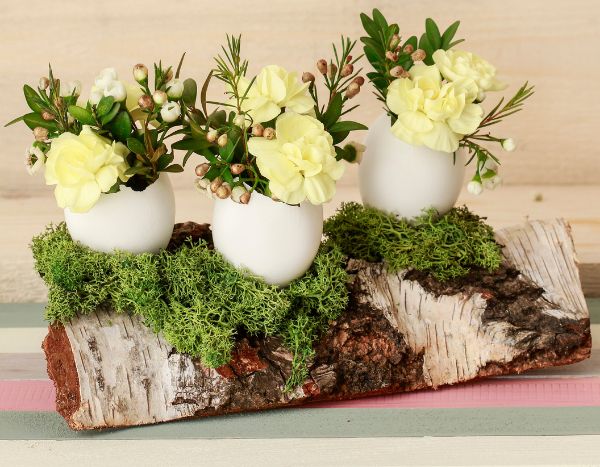 Fleurs du jardin et coquilles d'œufs : comment faire une déco de Pâques printanière ?