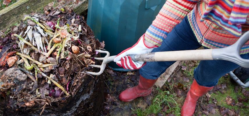 aérer le compost