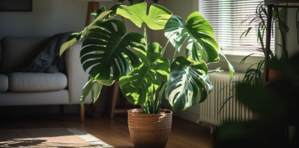 Monstera in Terrakottatopf