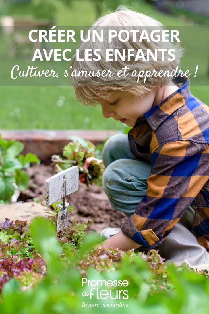Le potager avec les enfants, pour créer du lien et apprendre en s’amusant faire un potager avec les enfants