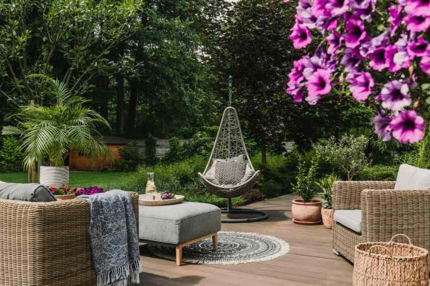 osier et amenagement jardin
