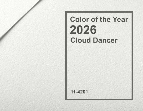 Couleur tendance 2026 : "Cloud Dancer" s’invite au jardin