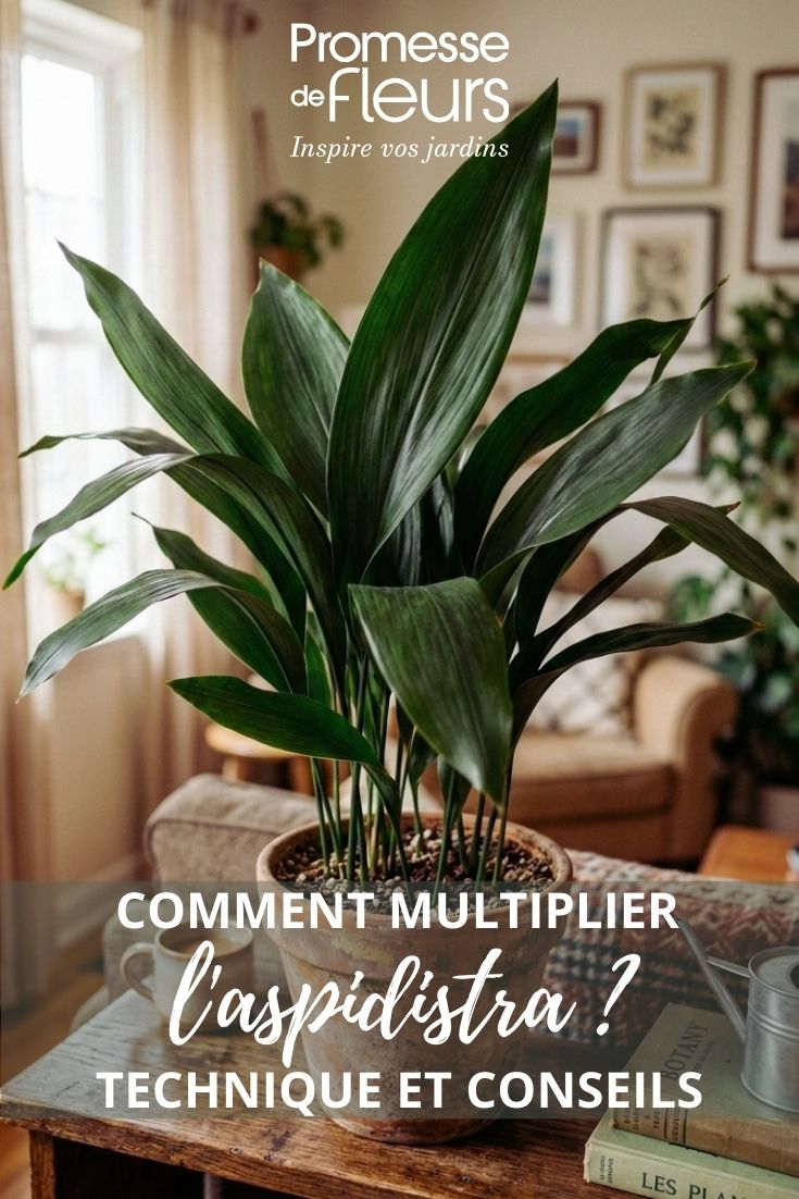 aspidistra en pot (générée par IA)