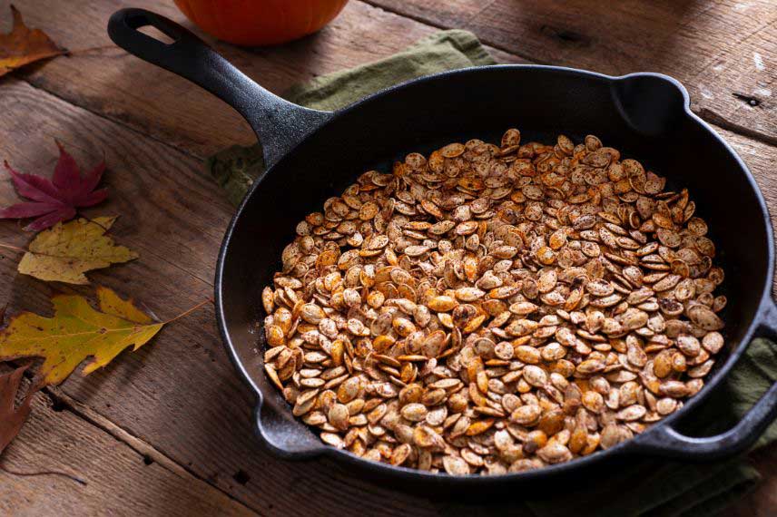 Graines de courge grillées