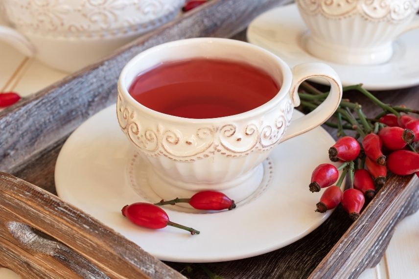 rose hip herbal tea