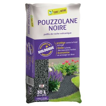 Pouzzolane noire en sac de 30L