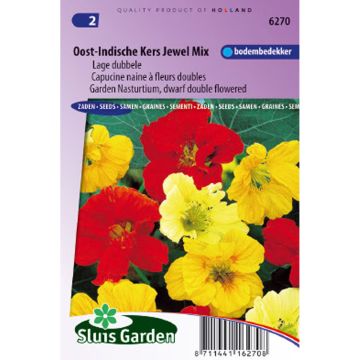 Graines de Capucine naine double Jewel Mix - Tropaeolum majus