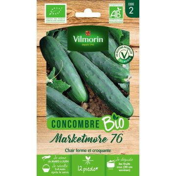 Concombre Marketmore 76 Bio - Vilmorin