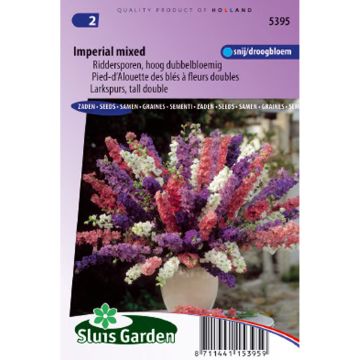 Delphinium Imperial Mix - Pied d'Alouette annuel à fleurs doubles