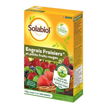 Engrais Fraisers et Petits fruits Solabiol en doypack de 500g
