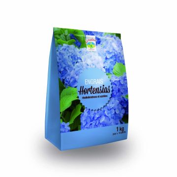 Engrais Hortensias NPK 10-10-17 + 3MgO en Mini-pack de 1 Kg