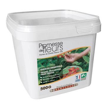 Engrais Promesse de Fleurs pour fraisiers et petits fruits sac de 500g 