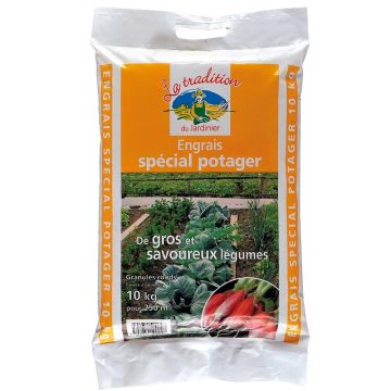 Engrais Spécial potager La Tradition du jardinier NPK 10-8-20 SK sac de 10 Kg