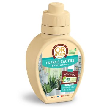 Engrais liquide Cactus Or Brun en bidon de 250 ml 