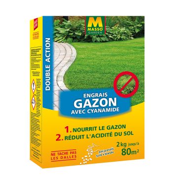 Engrais gazon avec cyanamide - Masso