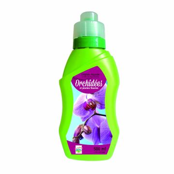 Engrais liquide Orchidées NPK 4-6-6 avec oligo-éléments bidon de 0.5L