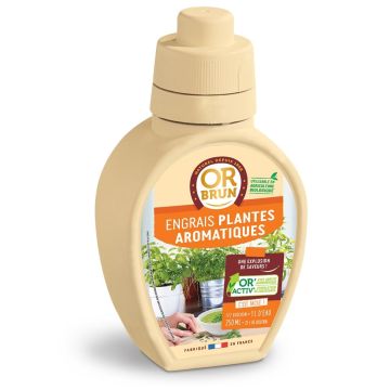 Engrais liquide Aromatiques Or Brun en bidon de 250 ml